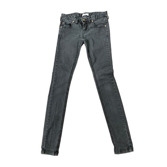 Free People Skinny Jeans Size 26 Womens Grey - Picture 1 of 5